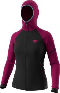 Mikina Dynafit Speed PTC Hooded W beet red 22/23 Velikost: M, Barva: černá / řepová