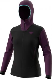 Mikina Dynafit Tigard PTC Hooded W royal purple 23/24 Velikost: XS, Barva: černá / fialová