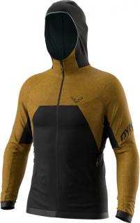 Mikina Dynafit Tour Wool Thermal Hoody relic 24/25 Velikost: XXL, Barva: černá / zlatá