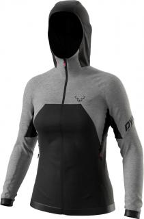 Mikina Dynafit Tour Wool Thermal Hoody W alloy 22/23 Velikost: L, Barva: černá / šedá