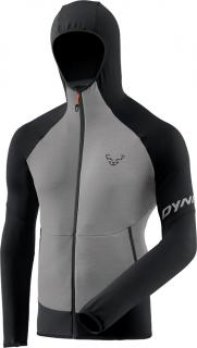 Mikina Dynafit Transalper Light PTC Hoody black out 2023 Velikost: L, Barva: černá / šedá