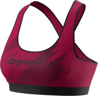 Podprsenka Dynafit Alpine Graphic Bra W beet red 2023 Velikost: M, Barva: řepová / černá