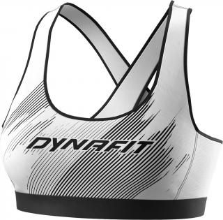 Podprsenka Dynafit Alpine Graphic Bra W nimbus 2023 Velikost: M, Barva: bílá / černá