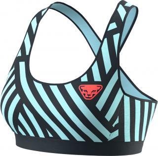 Podprsenka Dynafit Trail Graphic Bra blueberry Razzle Dazzle 2023 Velikost: XS, Barva: modrá