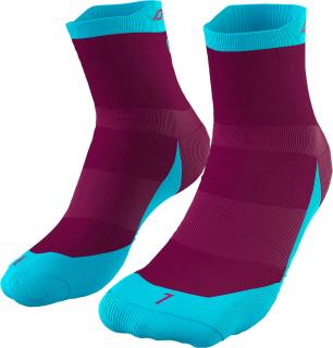 Ponožky Dynafit Transalper beet red Velikost: 35-38, Barva: řepová / modrá