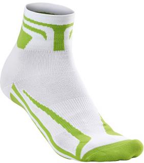 Ponožky Specialized SL Expert Sock WMN white/hyper green 2016 Velikost: M, Barva: bílá / zelená