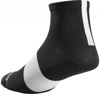 Ponožky Specialized Women's SL Mid Sock black 2017 Velikost: M / L, Barva: černá / bílá