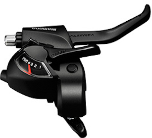 Řadící a brzdová páka Shimano ST-EF41 levá 3spd Barva: černá