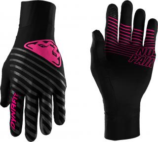 Rukavice Dynafit Alpine Reflective black out/pink glo 2024 Velikost: XL, Barva: černá / růžová