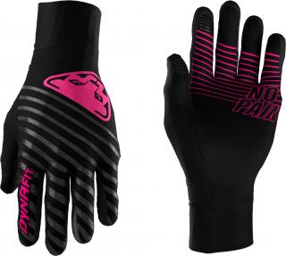 Rukavice Dynafit Alpine Reflective black out/pink glo 2024 Velikost: XS, Barva: černá / růžová