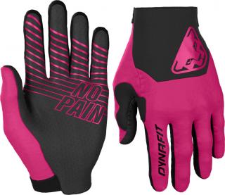 Rukavice Dynafit Ride Gloves flamingo 2023 Velikost: XS, Barva: růžová / černá