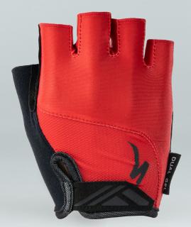 Rukavice Specialized BG Dual Gel red Velikost: M, Barva: červená