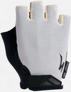 Rukavice Specialized BG Sport Gel birch white Velikost: L, Barva: bílá / černá