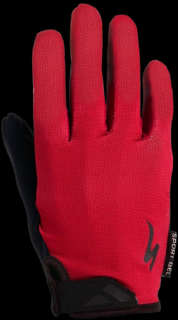 Rukavice Specialized BG Sport Gel Long vivid red Velikost: XL, Barva: červená / černá