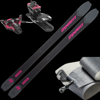 Set Dynafit Radical 88 Women SMU magnet gray/flamingo 22/23 Délka: 151 cm