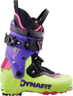 Skialpové boty Dynafit Low Tech 22/23 Velikost - Mondo: 23,0, Barva: fialová / žlutá