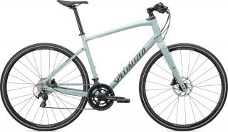 Specialized Sirrus 4 gloss white sagewhite/black reflective 2022 Velikost: L, Barva: zelená