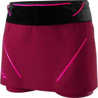 Sukně Dynafit Ultra 2/1 W Skirt beet red 2023 Velikost: S, Barva: řepová / černá