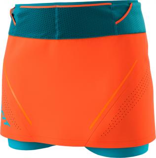 Sukně Dynafit Ultra 2/1 W Skirt iowa 2022 Velikost: L, Barva: oranžová / modrá