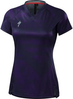 Tričko Specialized Andorra Jersey SS W deep indigo 2019 Velikost: XS, Barva: fialová