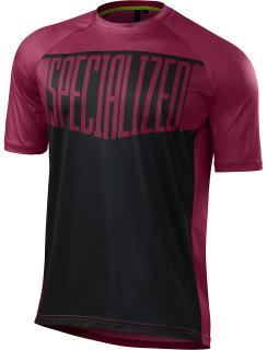 Tričko Specialized Enduro Comp Jersey SS berry 2020 Velikost: S, Barva: fialová / černá