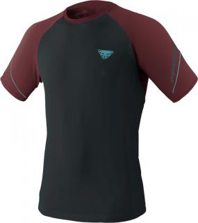 Triko Dynafit Alpine Pro SS TEE blueberry/burgundy 23/24 Velikost: L, Barva: modrá / vínová