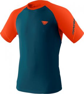 Triko Dynafit Alpine Pro SS TEE dawn 2023 Velikost: XL, Barva: modrá / oranžová