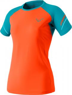 Triko Dynafit ALPINE PRO SS TEE W ocean iowa 2022 Velikost: XL, Barva: oranžová / modrá