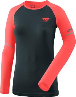 Triko Dynafit ALPINE PRO W LS TEE blueberry hot coral 2023 Velikost: M, Barva: modrá / korálová