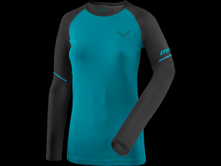 Triko Dynafit ALPINE PRO W LS TEE ocean 2022 Velikost: XS, Barva: modrá