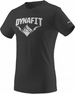 Triko Dynafit Graphic Cotton S/S TEE black out/hardcore 2024 Velikost: L, Barva: černá