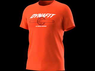 Triko Dynafit Graphic Cotton S/S TEE dawn/no engine 2022 Velikost: XL, Barva: oranžová