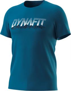 Triko Dynafit Graphic Cotton S/S TEE reef range 2022 Velikost: L, Barva: modrá