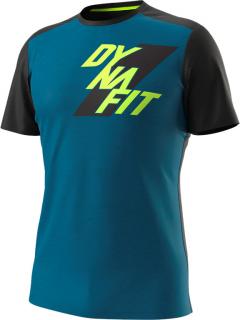 Triko Dynafit Transalper Light SS TEE reef melange 2022 Velikost: M, Barva: modrá