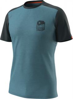 Triko Dynafit Transalper Light SS TEE storm blue 2023 Velikost: M, Barva: modrá