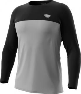 Triko Dynafit Traverse S-Tech Longsleeve black out alloy 2023 Velikost: M / L, Barva: šedá / černá