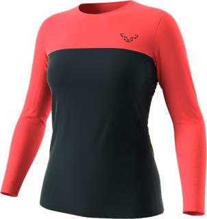 Triko Dynafit Traverse S-Tech Longsleeve W blueberry hot coral 2023 Velikost: M / L, Barva: modrá / korálová