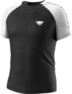 Triko Dynafit Ultra 3 S-Tech S/S TEE nimbus 2023 Velikost: L / XL, Barva: černá / bílá