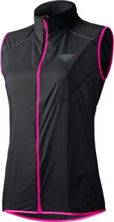 Vesta Dynafit Vertical Wind 49 Vest W black out 2022 Velikost: L, Barva: černá / růžová