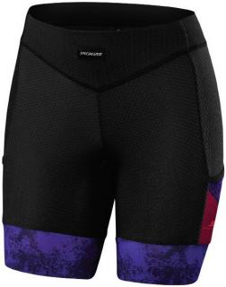 Vnitřní kalhoty Specialized Swat Liner WMN berry 2019 Velikost: XS, Barva: černá / fialová