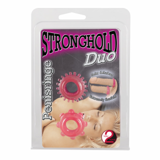 Dva růžové škrtící kroužky