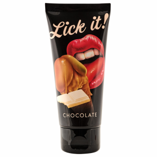 Jedlý lubrikační gel Lick-it 100 ml - čokoládový (Gely)