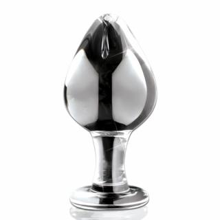 Luxusní skleněný anální kolík - ICICLES no. 25