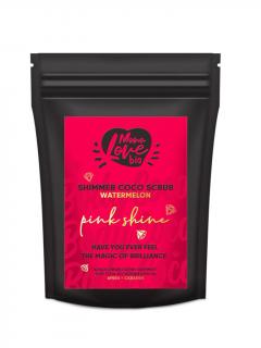 BISOU - Bio MonoLove - Třpytivý tělový peeling s kokosem a melounem, 150g, EXPIRACE 02/24