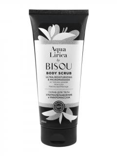 BISOU - Tělový Peeling -  Aqua Lirica - Ultra hydratační - mikromasáž,  200 ml, EXPIRACE 12/23