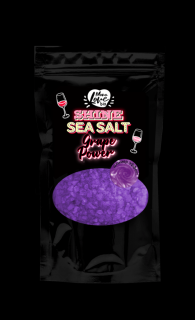 BISOU - Třpytivá mořská sůl do koupele - Grape Power, 250 g