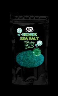 BISOU - Třpytivá mořská sůl do koupele - Minty Boom, 250 g