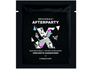 BrainMax AFTERPARTY, Bojovník za rána bez těžkých kocovin!, 2 varianty Velikost balení: 8 kapslí