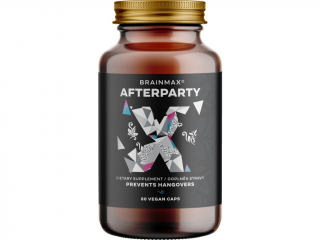 BrainMax AFTERPARTY, Bojovník za rána bez těžkých kocovin!, 2 varianty Velikost balení: 80 kapslí
