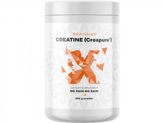 BrainMax Creatine (Creapure®), Kreatin monohydrát, 500 g, Patentovaná forma kreatinu v německé kvalitě Creapure®